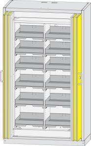 Шкаф для безопасного хранения ЛВЖ PREMIUM XL- Version XL4 (29-201262-064)
